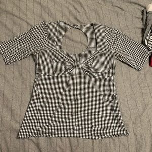 RockSteady Pinup checkered Vintage Top